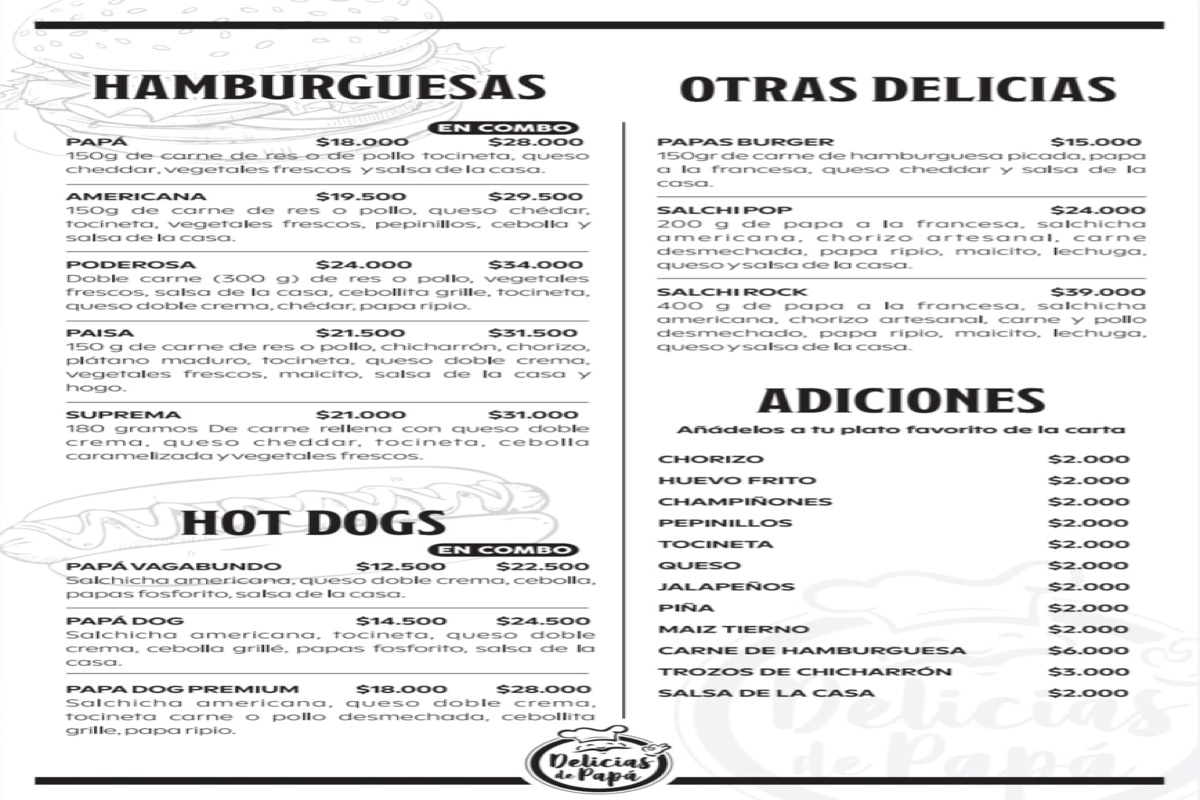 Ambiente de Delicias de Papá