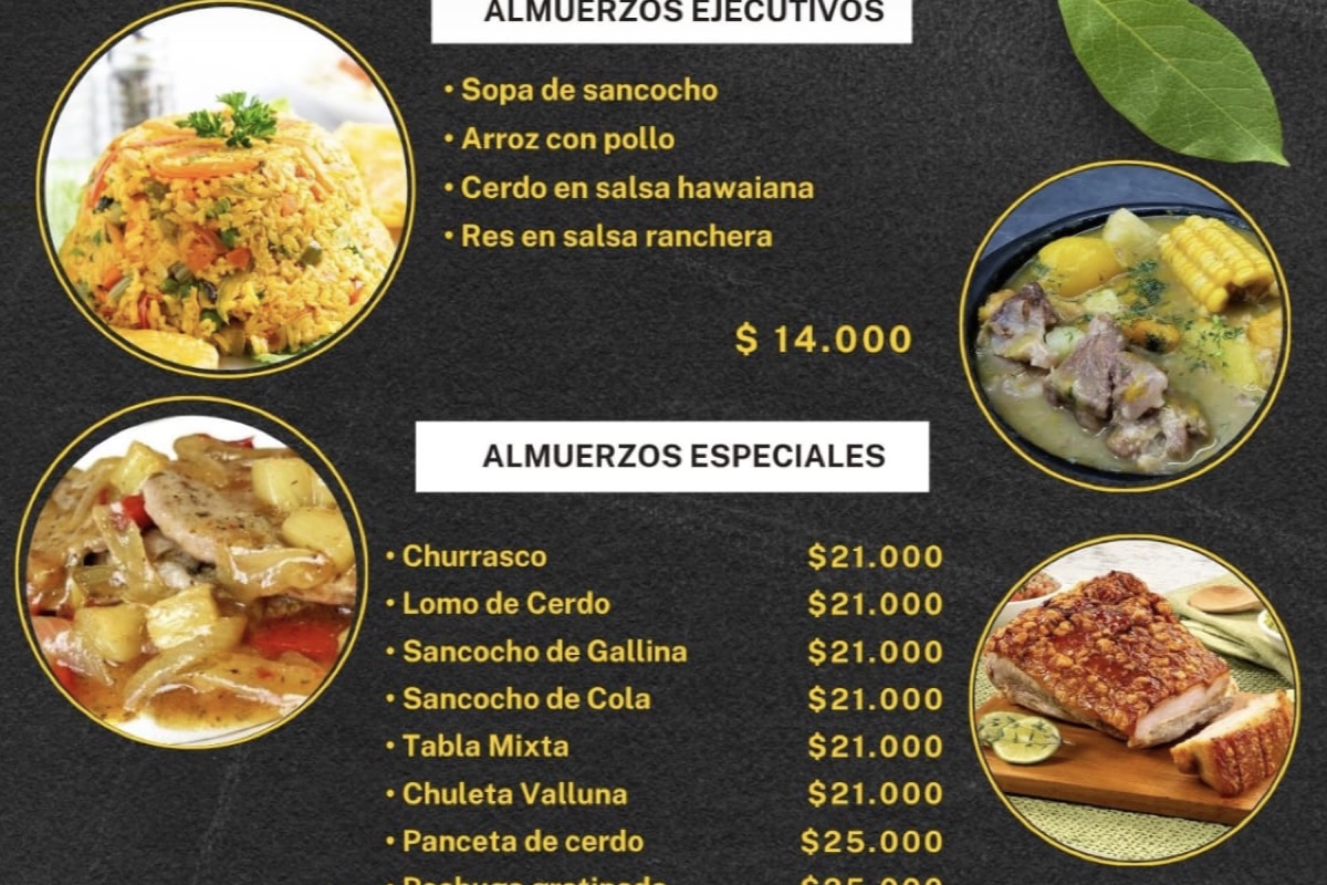 Ambiente de Restaurante & Cafetería El Sazón Huilense