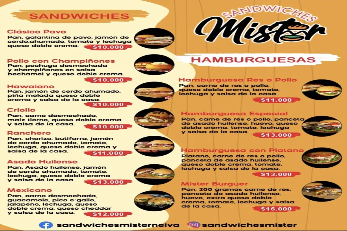 Ambiente de Sandwiches Mister